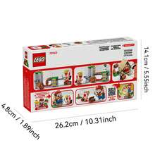 LEGO 超级马里奥奇诺比奥船长的营地积木玩具 - 适合 6 岁以上儿童的角色扮演游戏套装 - 男孩和女孩的积木，配有奇诺比奥、蘑菇宝宝和萝卜玩具公仔 - 生日礼物 - 72040 - 72040 - 查看 10