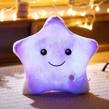 夜光星星毛绒玩具 - 神奇的夜灯和舒适的睡前伴侣以及天体装饰 - 彩色 - 查看 9