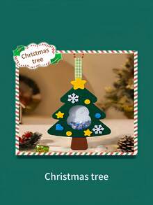 Weihnachtsdekoration Vliesstoff Schaukel Ornament Bastelset, Weihnachtsgeschenk Heimdekoration Weihnachtsdekorationen Raumdekoration Winter