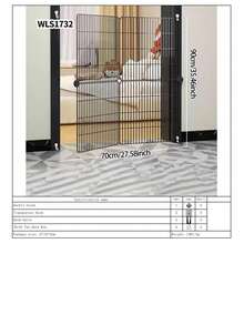 Pet Gate Fence Isolation Door Barrier Dog Fence Blocking Board Anti-Dog Indoor Dog Barrier Stair Railing Teddy Fence - Multicolor - View 14