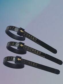 1pc White Ring Sizer Tool - Soft Adjustable Jewelry Measuring Tape For Accurate Ring Size Measurement At Home (Perfect For Engagement Rings & Wedding Bands),Cheap,Valentine's Day,Cheap Items,Travel,Travel Essential,Room Decor,Valentine's Gift,Cheap Stuff,Room,1 Dollar Items,Vacation Essentials,Gifts For Women,Bedroom,Valentine,99 Cent - White - View 5