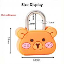 3/10 件紧凑型彩色塑料挂锁，带钥匙。带钥匙的小型挂锁，适用于行李锁、时尚前卫多色方形设计、背包、健身房储物柜锁、手提箱锁、教室配对游戏等，非常适合储物柜、小型存储和全年 DIY 项目。