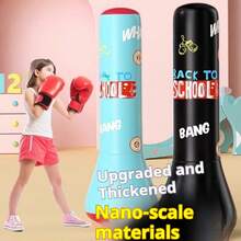 2/3 件母亲节、宰牲节青少年充气拳击沙袋玩具、冬季家居保暖、拳击、减压、成人拳击柱、生日/万圣节/圣诞节礼物 - 彩色 - 查看 6