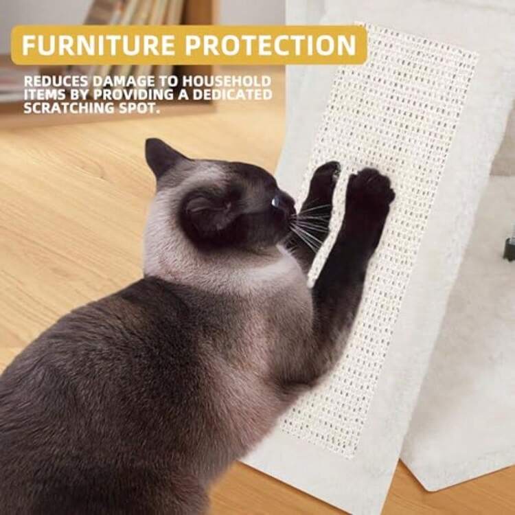 45in Cat Tree Tower With Big Condo For Indoor KittenCat Tower With Scratching Post Scratching Board And Cat Toys MultiLevel Small Space Transformer Cat Tree Beige New - Màu be - Xem 5
