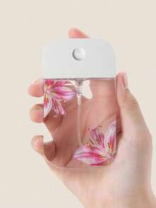 زجاجة سفر قابلة لإعادة التعبئة من البلاستيك الشفاف بنمط الزنبق الجديد، زجاجة رذاذ عطر، موزع مزيل المكياج، زجاجة ترطيب، مناسبة لمزيل طلاء الأظافر والتونر ومزيل المكياج، قابلة لإعادة الاستخدام، ضروريات السفر، إكسسوارات سفر مثالية، هدايا عيد الميلاد، هدايا رأس السنة الجديدة للمعلمين والأصدقاء والأحباء