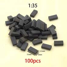 100/200 1:16 1:35 Model Bricks, Mini Bricks DIY Mini Building, House Building, Adult Building Model - Multicolor - View 7