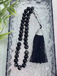 1pc 10cm Big Floral Beads 33pcs Delicate Muslim Prayer Beads, Original Handmade Colorful Arabic Tassel Bracelet - Multicolor - View 21