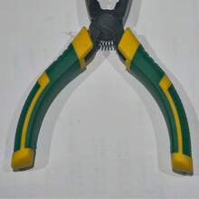 6 Inch, 1pc, 6pcs/Box, Pointed Nose Pliers (Green & Yellow Handle) - Green and Yellow - View 5