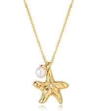 MEVECCO Layered Heart Necklace Pendant Handmade 18k Gold Plated Dainty Gold Choker Arrow Bar Layering Long Necklace For Women - 心邪惡之眼 - 查看 2