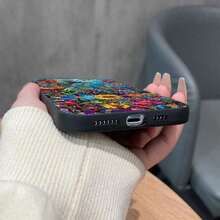 Butterfly & Flower Pattern Phone Case, Soft TPU Cellphone Protective Case, All-Inclusive Shockproof Mobile Phone Cover For   Galaxy