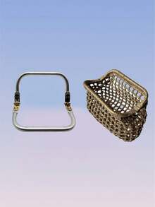 Accessori per borsetta con telaio pieghevole, componenti fai-da-te, parti sostituibili, accessori per borse riutilizzabili, ricambi per borse a mano, il miglior partner per accessori per borse, borse da sera, borsette quadrate, borse a mano e portafogli piccoli, fermaglio per bocca di borsa intrecciata, fermagli per borse dorate come regalo per le donne, accessori fai-da-te per regali della Festa della Mamma, regali di Natale, regali di Ognissanti