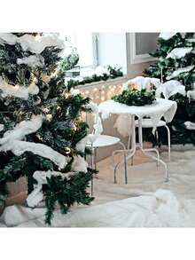 Christmas Snow Blanket Fake Snow Carpet, For Aquarium Filter Accessories Fish Tank Filter Replacement Floss Christmas Tree Skirts Fake Cloud 3D Thundercloud LED Lights