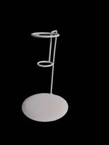 1 Piece Ice Cream Cone Stand, Ice Cream Display Stand, Iron Metal Cone Stand, Fun Waffle Stand, Single Ice Cream Cone Service, Simple Iron Art Ice Cream Storage Stand, Cone Sundae Crispy Display Stand, Restaurant Cold Drink Shop Display Stand