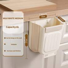 Hanging Trash Can, Hanging Kitchen Trash Can, 6L/11L Folding Trash Can, Thickened Large Diameter Trash Can, Compost Bin For Kitchen, Camping, RV, Bathroom, Bedroom, And Outdoor, A Must-Have For Home Storage