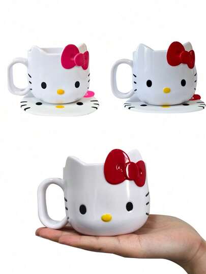 Sanrio 1Pc Hello Kittys Water Cup Wash Cup Multifunctional Cartoon Acrylic Material Fashion Mug (Some Accessories May Be Random)