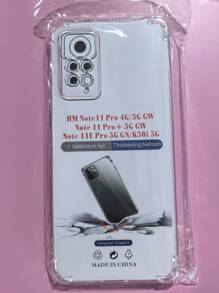 1 件透明防摔手机壳，适用于三星/苹果/红米/OPPO 智能手机，透明防摔手机壳，手机壳，手机保护套，手机壳，手机皮套，4 角防摔手机壳，透明手机壳，简约手机壳，纯色手机壳，透明手机壳，TPU 防摔手机壳（军用级防摔）防水防震防刮 - 無色 - 查看 109