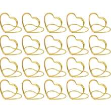 20/50/100pcs Metal Place Card Holders Photo Clip Stands Wedding Table Number Name Sign Stand For Wedding Birthday Party Home Decoration