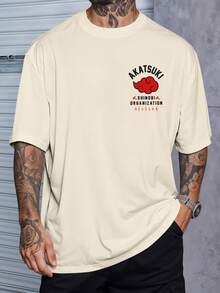 Oversized T-Shirt Streetwear Kakashi Hatake Sharingan Aldeia Academia REF 7272 VEST NERD - Màu Khaki - Xem 2