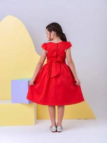 Young Girls Dresses - 紅色 - 查看 6