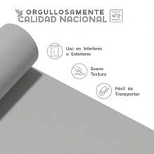 MUUK FITNESS Alfombrilla de Yoga 170 x 70 cm – Grosor 4 mm, Tapete para Yoga, Pilates, Fitness y Ejercicio, Antideslizante, Plegable y Fácil de Transportar, PVC Resistente y a Prueba de Agua, Ideal para Casa, Gimnasio, Parque o Viajes, Diseño Cómodo que Protege Articulaciones, Superficie Estable y Duradera para Relajación, Meditación y Estiramientos, Apta para Principiantes y Expertos. - Gris - Ver 8