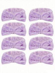 Bộ 8 chiếc băng đô spa cho nữ và bé gái, băng đô spa chấm bi hồng cho tiệc độc thân, tiệc ngủ, băng đô trang điểm chăm sóc da, băng đô rửa mặt, quà tặng độc thân cho phù dâu, phụ kiện tóc, đồ dùng học tập, phụ kiện mùa thu đông cho sinh viên, băng đô nơ cho trang phục đi nghỉ mát, khăn choàng thanh lịch cho nữ, khăn bandana mềm mại cho trang phục mùa hè. - Nhiều màu - Xem 13