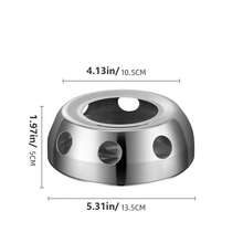 1 pezzo Fornello a alcool portatile e pratico per uso esterno, piccolo fornello a alcool per picnic, bollitore da tè, fornello da esterno