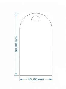 磨砂亚克力婚礼席位卡 - 精致个性化席位卡，适用于婚宴、新娘送礼会、餐桌装饰、定制姓名标签、花园装饰 - 彩色 - 查看 10