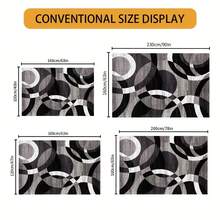 850g Heavy Modern Bohemian Floral Pattern Thickened Rug - Machine Washable For Living Room, Bedroom, Suitable For Indoor And Outdoor Use - Large Size Up To 2.16 Square Meters, Bedroom Carpet |   Modern Style Decoration |   Soft Texture - 彩色 - 查看 7