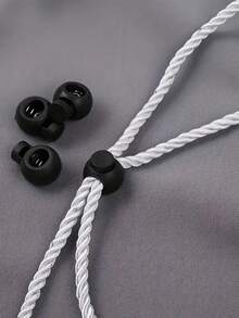 40/80 Peças Fecho de Corda Profissional, Fecho de Plástico para Corda, Zíper de Corda, Cadarços, Roupas, Mochilas, Cordas de Guarda-Chuva, Moletons, Dispositivos de Fechamento de Calças Firmemente Fixados com Fivelas de Corda