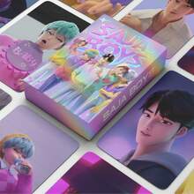 مجموعة ملصقات بطاقات كرتونية ل- KPOP D/Emon Hunters&H-UNTR/X * SajaBoys | بطراز الغرافيتي | مناسبة لأكواب المياه والكمبيوتر والحقائب والديكورات وغيرها | مجموعة بطاقات عالية الجودة | تتضمن شخصيات رومي وميرا وزوي وجينو | مزودة بممثلي الأصوات | هدية مثالية للمعجبين والمجموعين