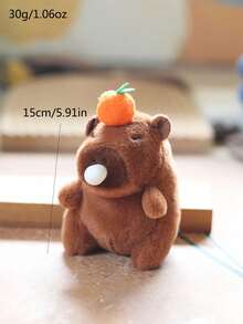 1 mặt dây chuyền hình chú chuột lang nước thổi bong bóng dễ thương kèm móc khóa phụ kiện búp bê - Nhiều màu - Xem 8