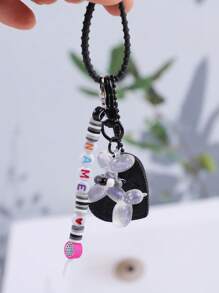 1 件定制 PU 心形、可爱夜光小狗项链、彩色硅胶串珠字母钥匙扣、定制名字、定制包包挂件、定制礼物、别致秋季、服饰配饰、定制钥匙扣和配饰 - 彩色 - 查看 2