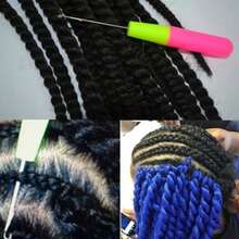 8pcs Crochet Hook Set, Crochet Braiding Plastic Weaving Tools Suitable For Wig Crafts