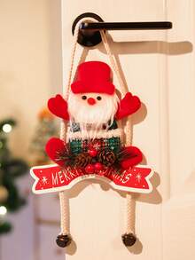 1 قطعة من ديكورات عيد الميلاد، تماثيل الثلج، كبار السن، الرنة، زينة معلقة على الباب، ديكورات للنافذة، ديكور للمشهد الداخلي، زينة معلقة، ديكور غرفة شتوي عيد الميلاد