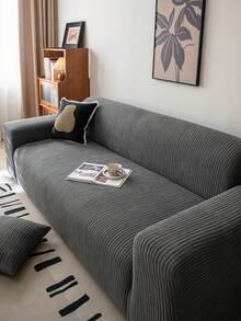 1 bộ bọc ghế sofa đa năng dùng được cả bốn mùa, bọc toàn bộ ghế sofa co giãn đa chức năng kèm vỏ gối cùng màu, có thể giặt máy, phù hợp cho phòng ngủ, phòng khách, văn phòng, dùng để che bụi cho đồ nội thất, trang trí nhà cửa. - Màu xám đen - Xem 5