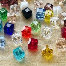 300 件高品质 4 毫米尖头水晶珠（双锥形）适用于时尚、工艺品、手链、项链、珠宝