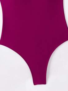 WD VEST Structured Swimsuit With Padded Cups And Central Detail – Sophistication And Style To Shine By The Sea XX343 - 玫瑰紅 - 查看 3