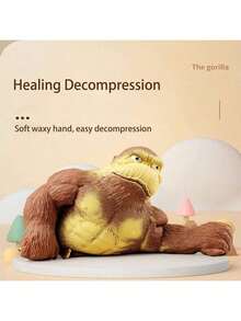 1 件大猩猩抗压挤压玩具：寻求幽默和恢复以缓解压力并获得乐趣的成年人的理想选择（随机包装） - 彩色 - 查看 7