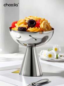 choxila 1个不锈钢甜点杯，冰淇淋杯，甜点碗，高脚杯，下午茶布丁零食糖果甜点杯，可爱盘子，烛台，适用于派对/节日/庆典/家庭聚会/婚礼/斋月/宰牲节 - 甜點碗 - 查看 5