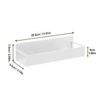 2pcs Metal Magnetic Storage Rack, Refrigerator Door Hanging Storage Shelf Spice Rack, Magnetic Washing Machine Storage Rack, Punch-Free Wall Mounted Storage Rack, Kitchen Bathroom Accessories, Home Organization And Storage Supplies Utility Racks - Multicolor - View 16