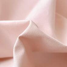 1pc Solid Color Fitted Sheet, Mattress Protector, Soft & Breathable, Fits Various Bed Sizes - Twin, Full, Queen, King. Deep Pocket Design Up To 11.8 Inches, Home Textile, Wrinkle-Resistant, Promotes Better Sleep, Machine Washable. - Baby Pink - View 9