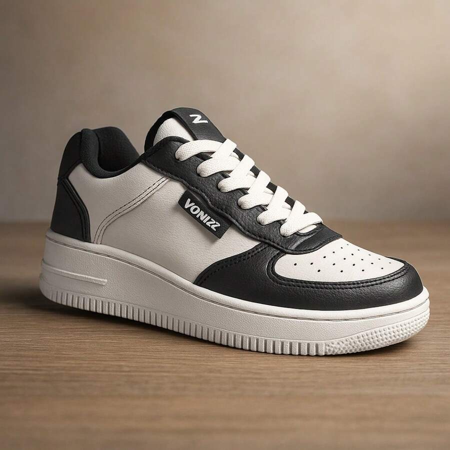 Men's Casual White Social Shoes Women's Unisex Casual And Sport PREMIUM Casual Party Outdoor Outdoor - 白色/黑色 - 查看 1