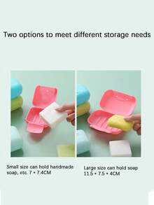 1 szt. Prosty i kreatywny przenośny pojemnik na mydło podróżne z pokrywką, odpowiedni do przechowywania drobnych przedmiotów podczas podróży służbowych. Torba podróżna, dekoracja pokoju, torby, kosmetyczka, toaletka, podróż, kosmetyczka, niezbędne rzeczy podróżne, organizer, przechowywanie, niezbędne rzeczy podróżne, organizer do makijażu, kosmetyczki, organizer do makijażu, organizer, kosmetyczka, organizer na biurko, kosmetyczka, kosmetyczka, organizer do makijażu, akcesoria toaletowe, kosmetyczka, kosmetyczki, pudełko na biżuterię, saszetka, uchwyt na pędzle do makijażu, uchwyt na pędzle, organizer na perfumy, torebka saszetka