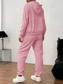 Women Two-Piece Outfits - Pink - View 2