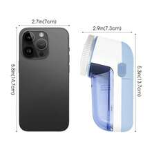 Despelusador y removedor de pelusa de tela a batería, elimina pelusas, bolas y pelusa de la ropa, con herramienta de limpieza de rodillo (baterías no incluidas) - Multicolor - Ver 3