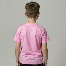 CAMISETA FEMININA MENINA MENINO   ALGODÃO MANGA CURTA MALHA 26.1 BÁSICA - Rosa Bebê - Visão 2