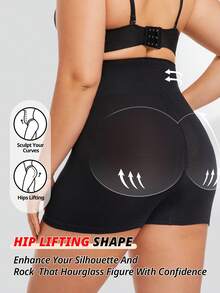 FLARIXA 加大码无缝收腹塑身短裤束腰训练器塑身平角内裤紧致压缩提臀内裤