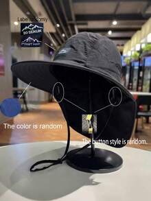 Chapeau de seau de protection solaire unisexe, convient pour la pêche, les voyages, le camping et la randonnée - Multicolore - Voir 12