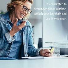 1/2/5个装长方形亚克力空白钥匙扣，透明相框钥匙圈吊坠 - 彩色 - 查看 5