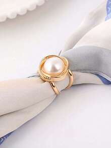 6个女士时尚金色简约丝巾夹，两用外套夹和丝巾夹 - 彩色 - 查看 7